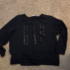 GAP black Logo Sweatshirt